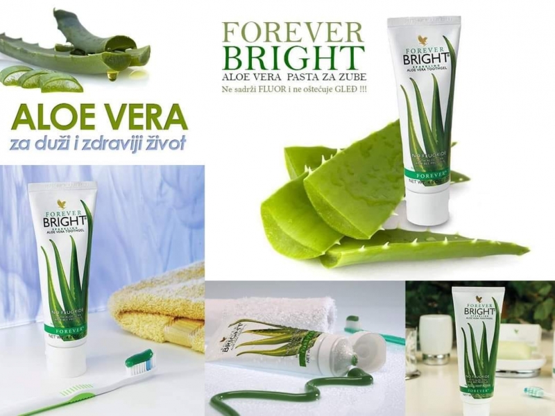 Aloe Vera  Forever Bright - Izbeljuje zube bez oštećivanja zubne gleđi